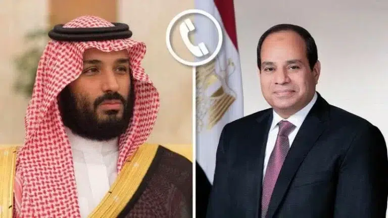 السيسي لمحمد بن سلمان: أمن السعودية جزء لا يتجزأ من أمن مصر