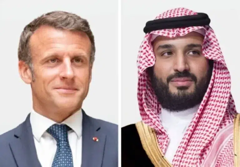 ولي العهد لماكرون: سندافع عن أراضينا ضد الهجمات الإيرانية