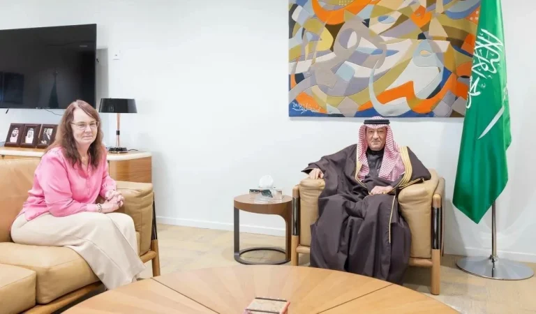 لقاء نائب وزير الخارجية السعودي والقائم بالأعمال الأمريكي
