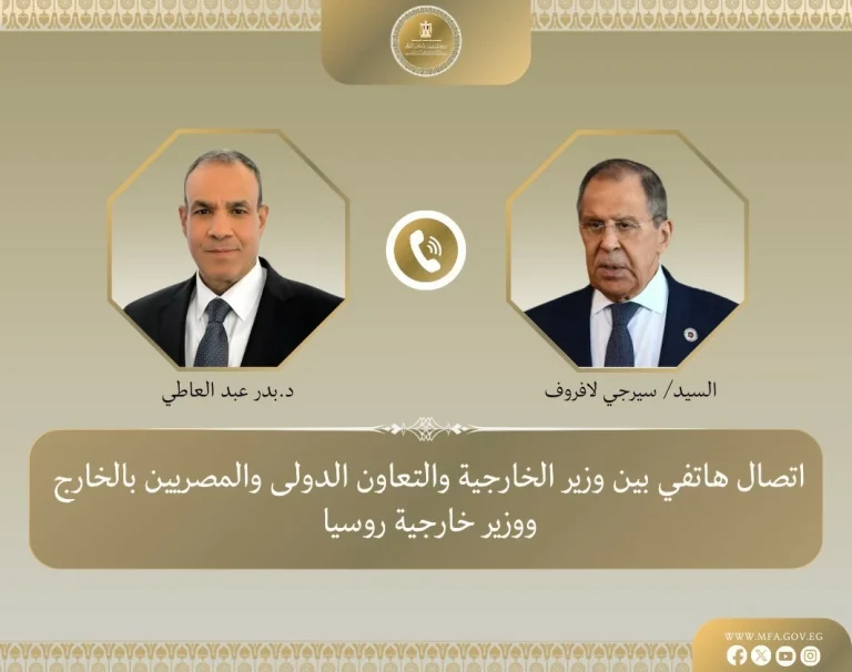 مباحثات وزير الخارجية المصري ولافروف لاحتواء الصراع