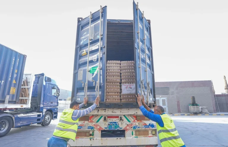 مصر ترسل 1000 طن مساعدات إغاثية إلى لبنان لدعم النازحين