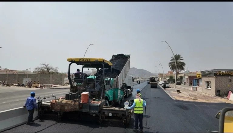 أمانة نجران تنجز 95% من مشروع طريق مستشفى الملك خالد