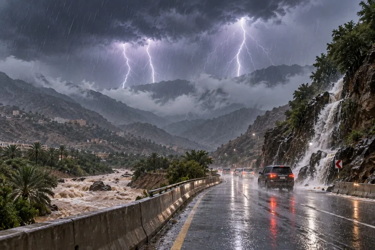 حالة الطقس اليوم: أمطار غزيرة وسيول على 4 مناطق حالة الطقس اليوم: أمطار غزيرة وسيول على 4 مناطق