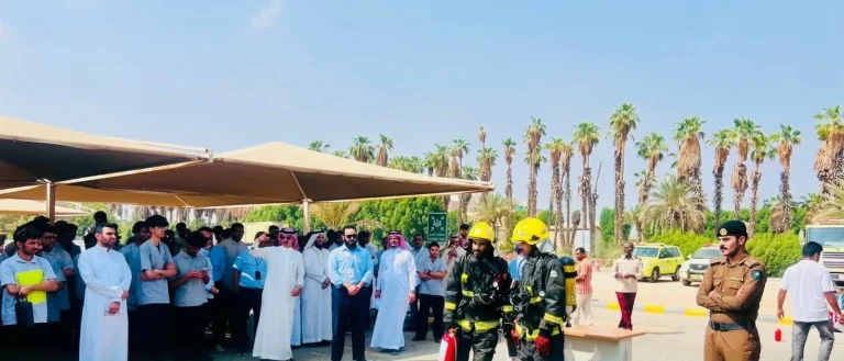 الكلية التقنية بجدة تنفذ تجربة إخلاء وهمية ناجحة