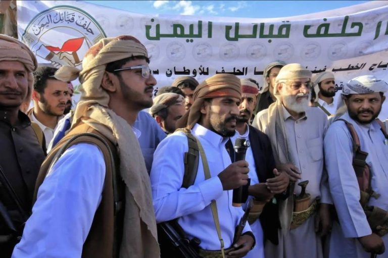 حلف قبائل اليمن يعلن النفير لدعم عملية فجر اليمن حلف قبائل اليمن يعلن النفير لدعم عملية فجر اليمن