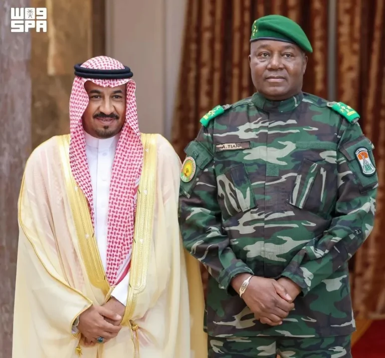 أحمد بن عمر المحائلي يقدم أوراق اعتماده لرئيس النيجر أحمد بن عمر المحائلي يقدم أوراق اعتماده لرئيس النيجر