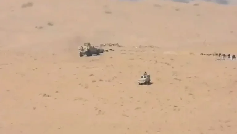 القوات المسلحة اليمنية تدخل مديرية المجزر شمال مأرب