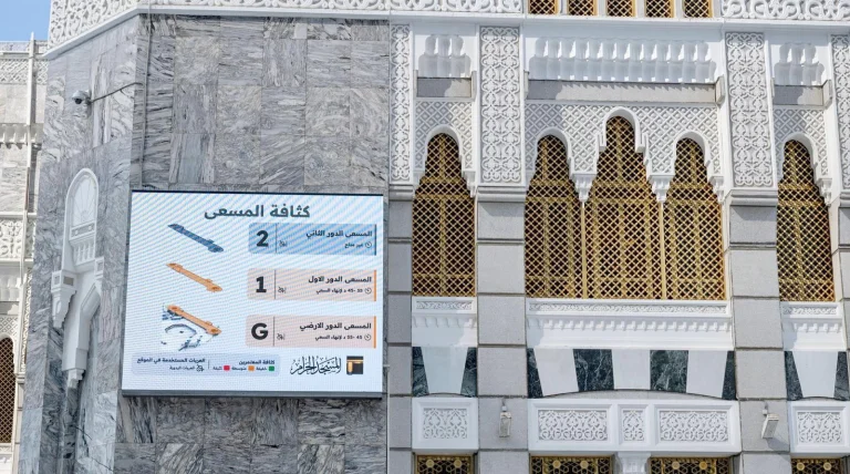 الخدمات الرقمية للحرمين تتيح 950 معلماً و100 ألف مسار الخدمات الرقمية للحرمين تتيح 950 معلماً و100 ألف مسار