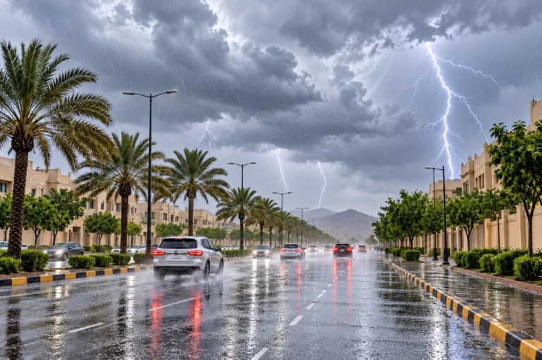 تحذيرات من هطول الأمطار وجريان السيول في المملكة
