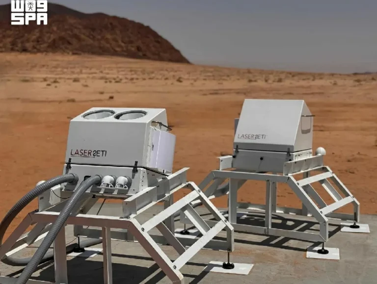 تشغيل محطتين للرصد الفلكي بالعلا في شبكة LaserSETI