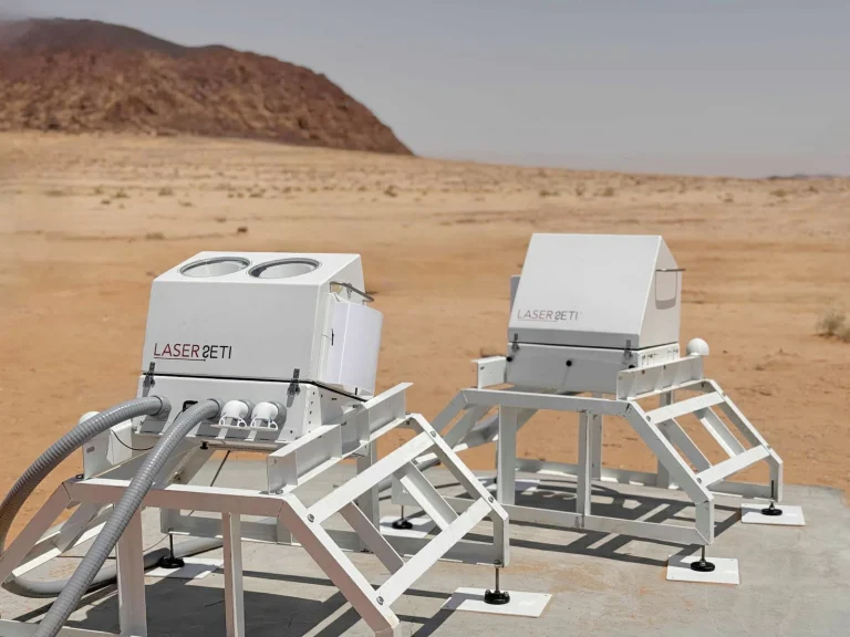 العلا أول موقع في آسيا ضمن شبكة LaserSETI لرصد السماء العلا أول موقع في آسيا ضمن شبكة LaserSETI لرصد السماء